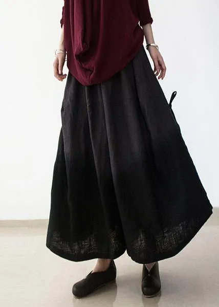 2021 Vintage drawstring pleated oversize gray wide leg pants