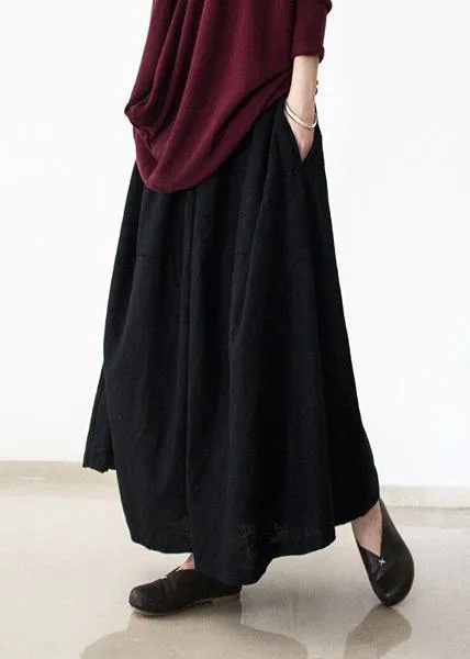 2021 Vintage drawstring pleated oversize gray wide leg pants