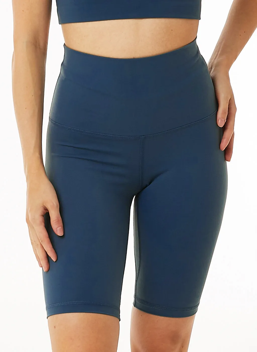 Billie Biker High Waist Short - Royal Blue