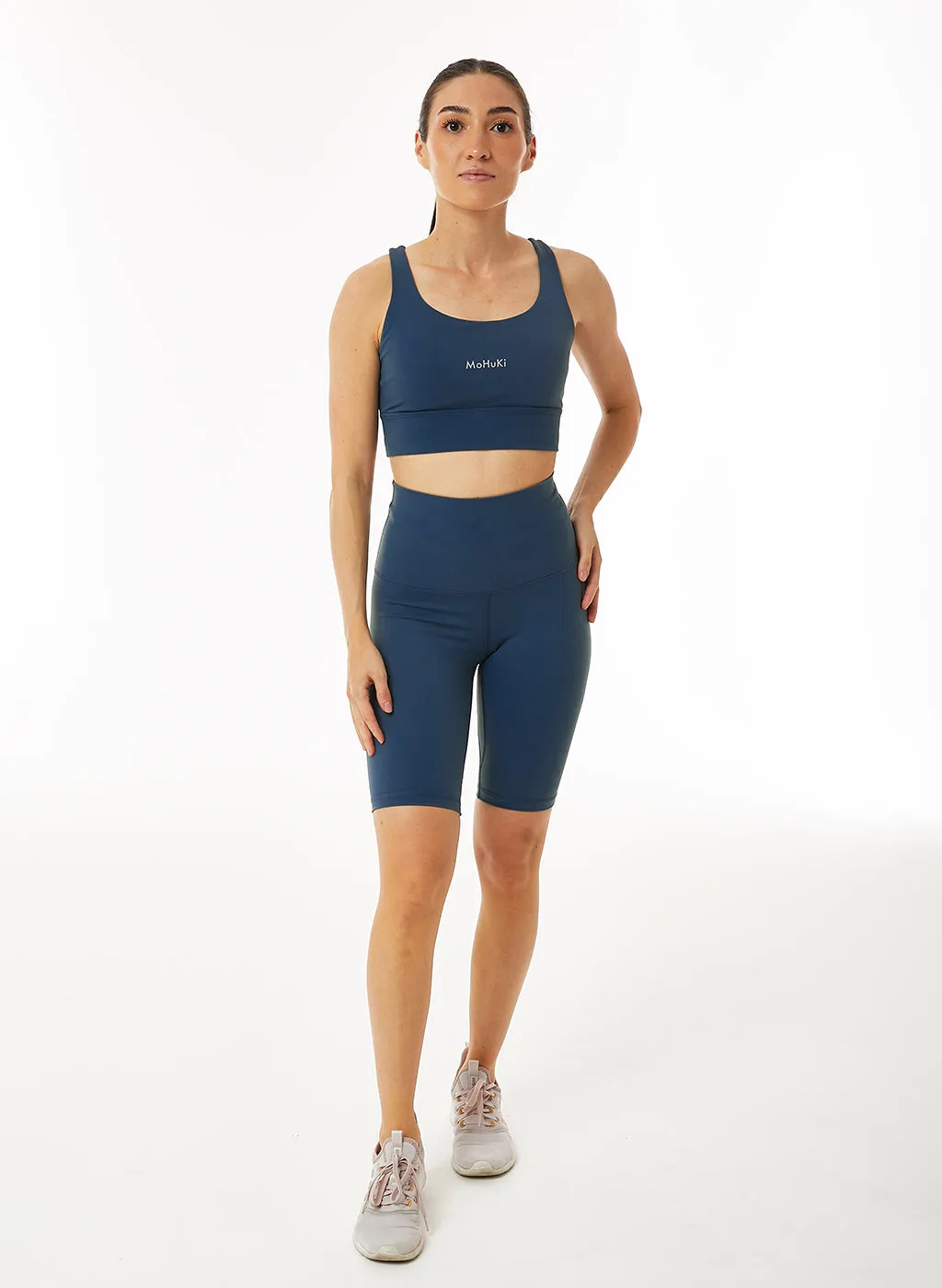 Billie Biker High Waist Short - Royal Blue