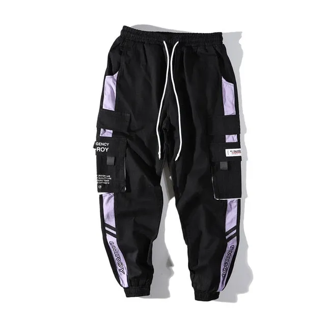 Cargo Harem Joggers Track Pants Hip Hop Casual Baggy Sweatpants Streetwear Fashion Pants Trousers