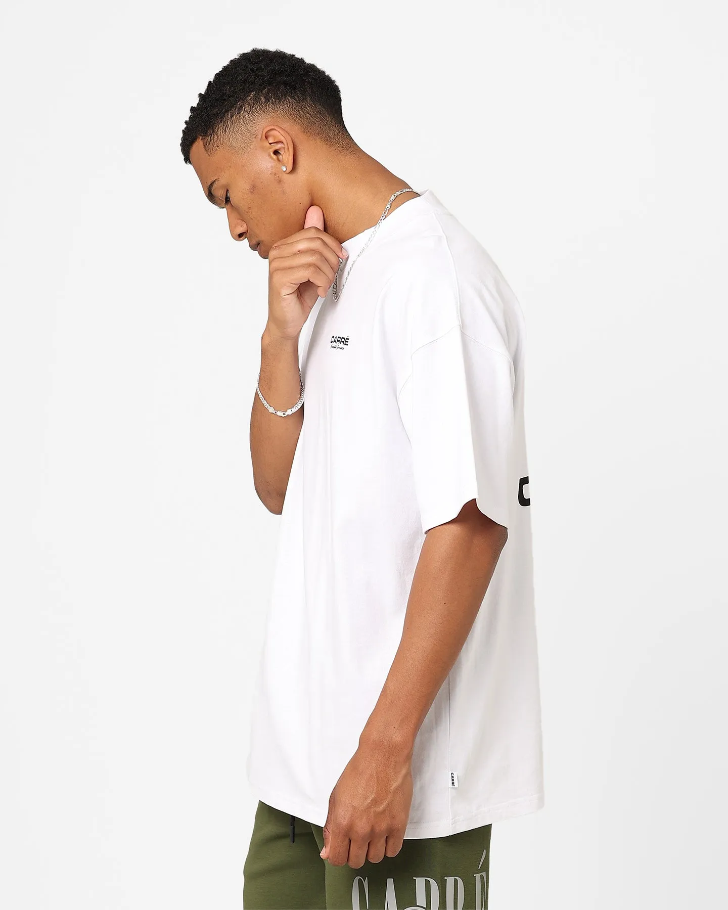 Carre RBG Heavyweight Oversized T-Shirt White