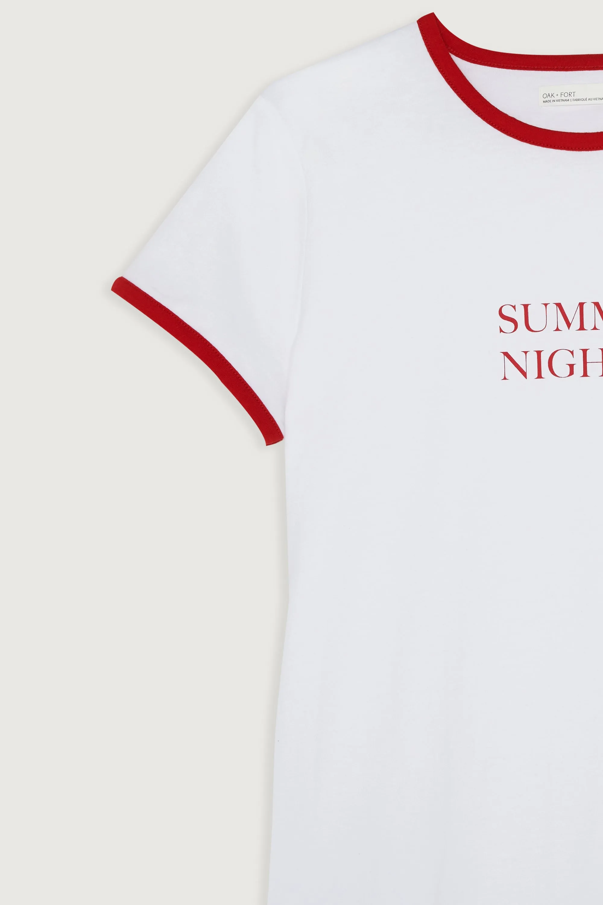 CONTRAST TRIM TEE