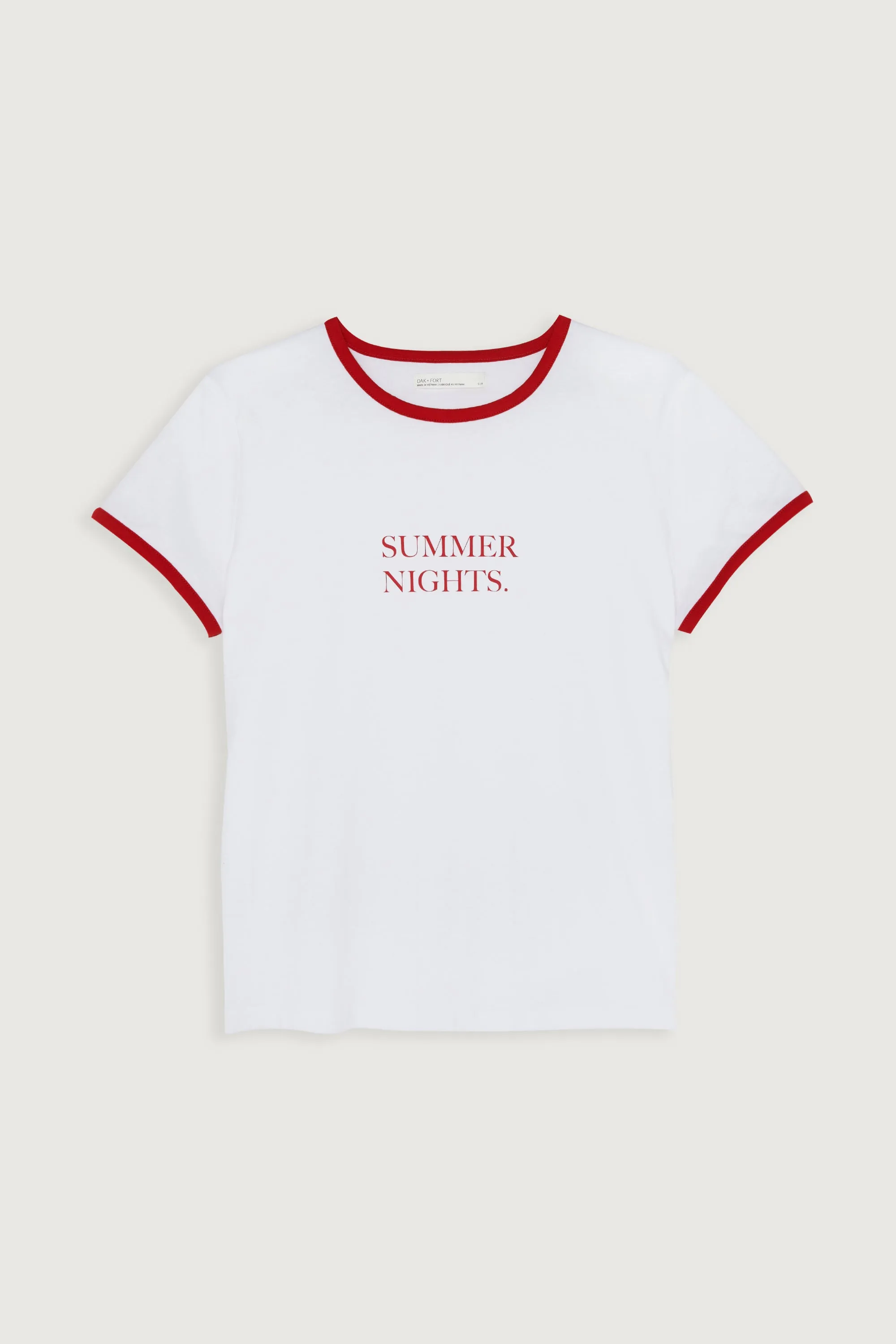 CONTRAST TRIM TEE