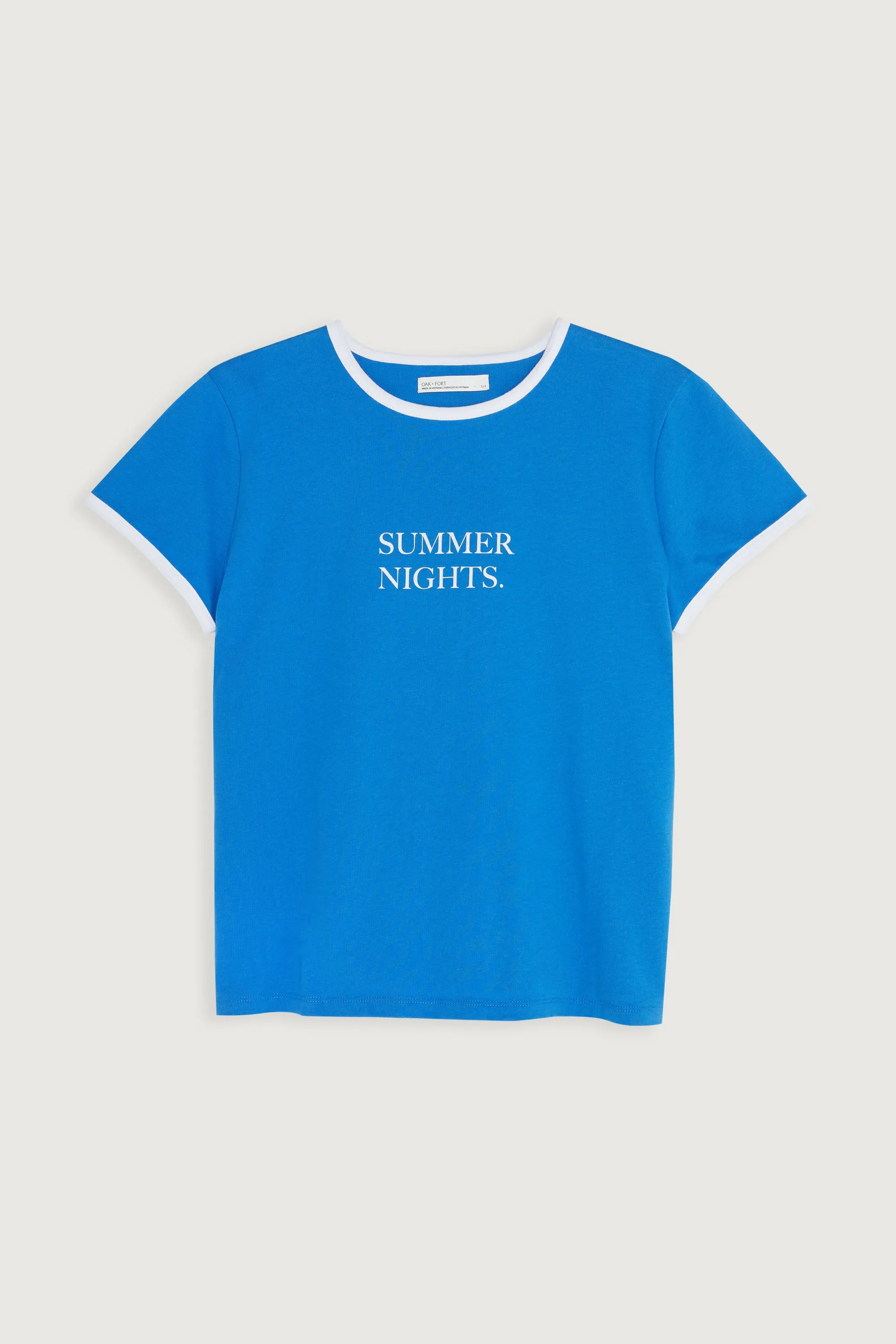 CONTRAST TRIM TEE