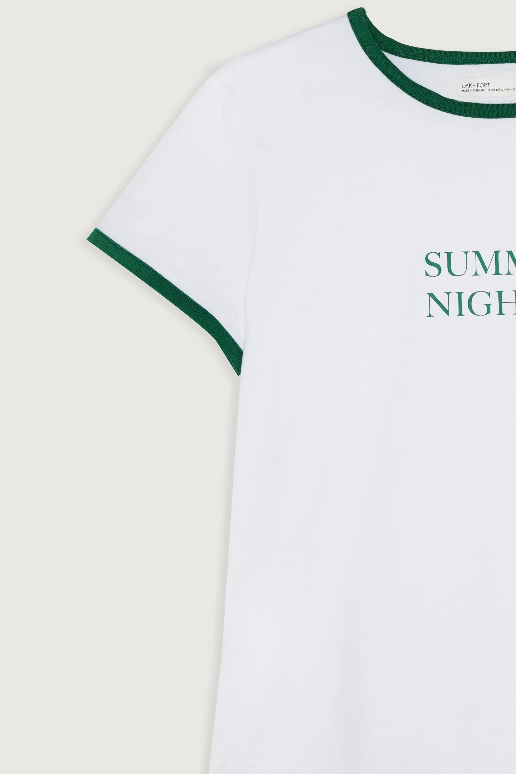 CONTRAST TRIM TEE