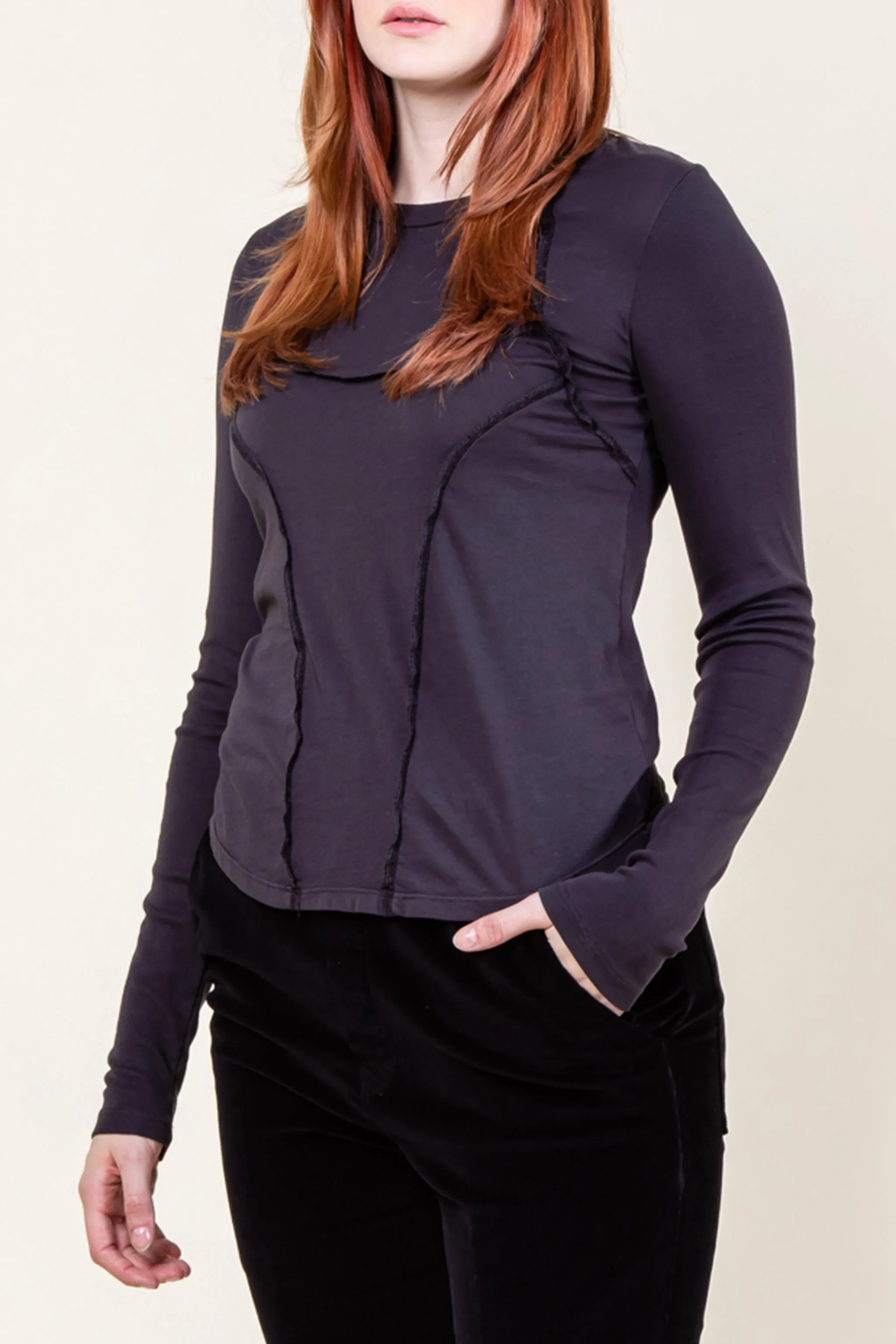 Corset Tee in Tunnel