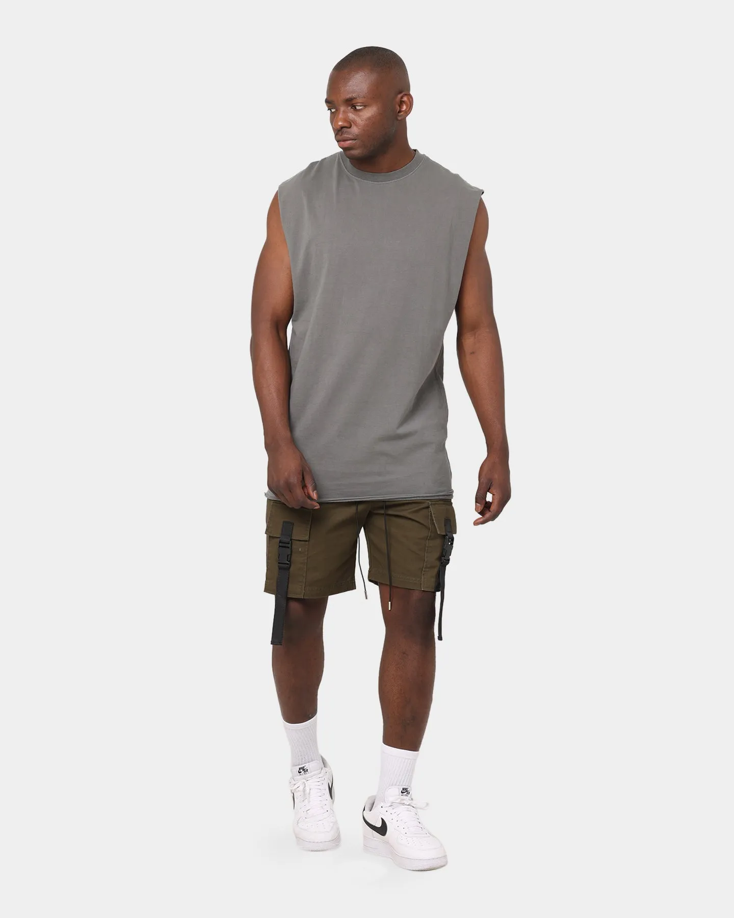 EN ES Falcon Muscle T-Shirt Charcoal