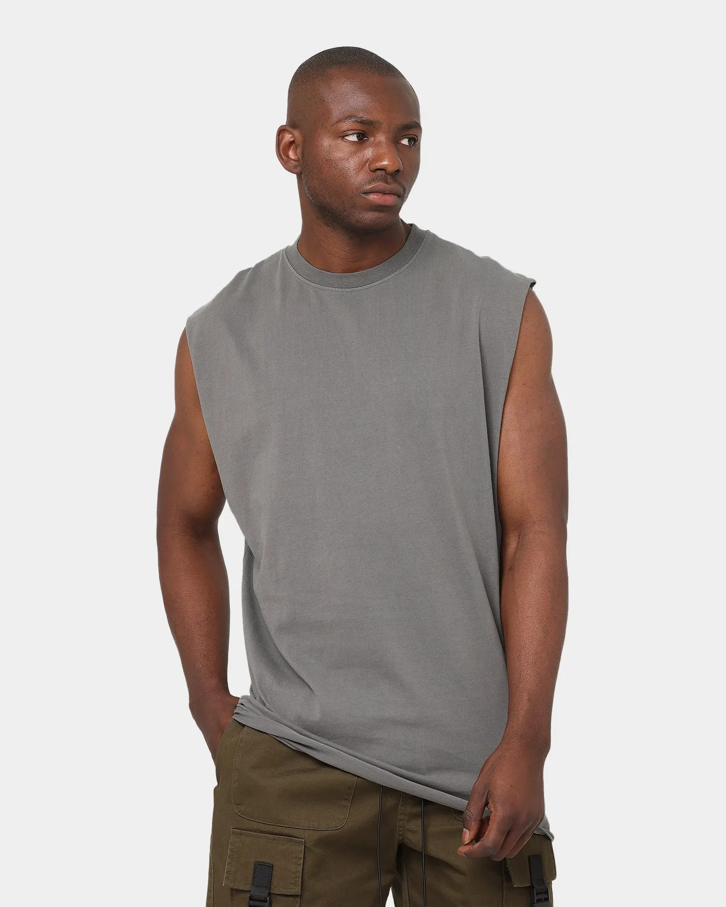 EN ES Falcon Muscle T-Shirt Charcoal