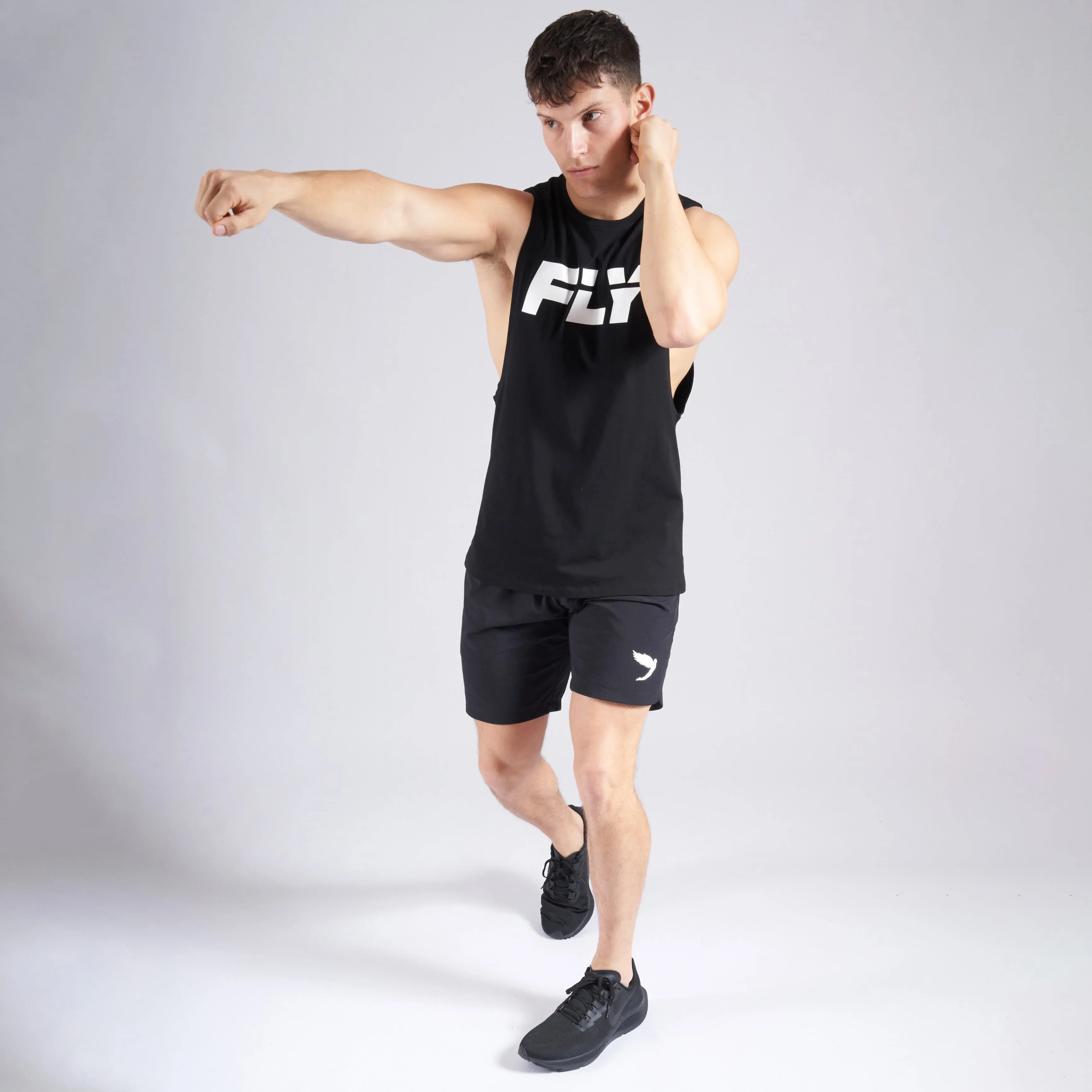FLY BIG LOGO TANK - BLACK