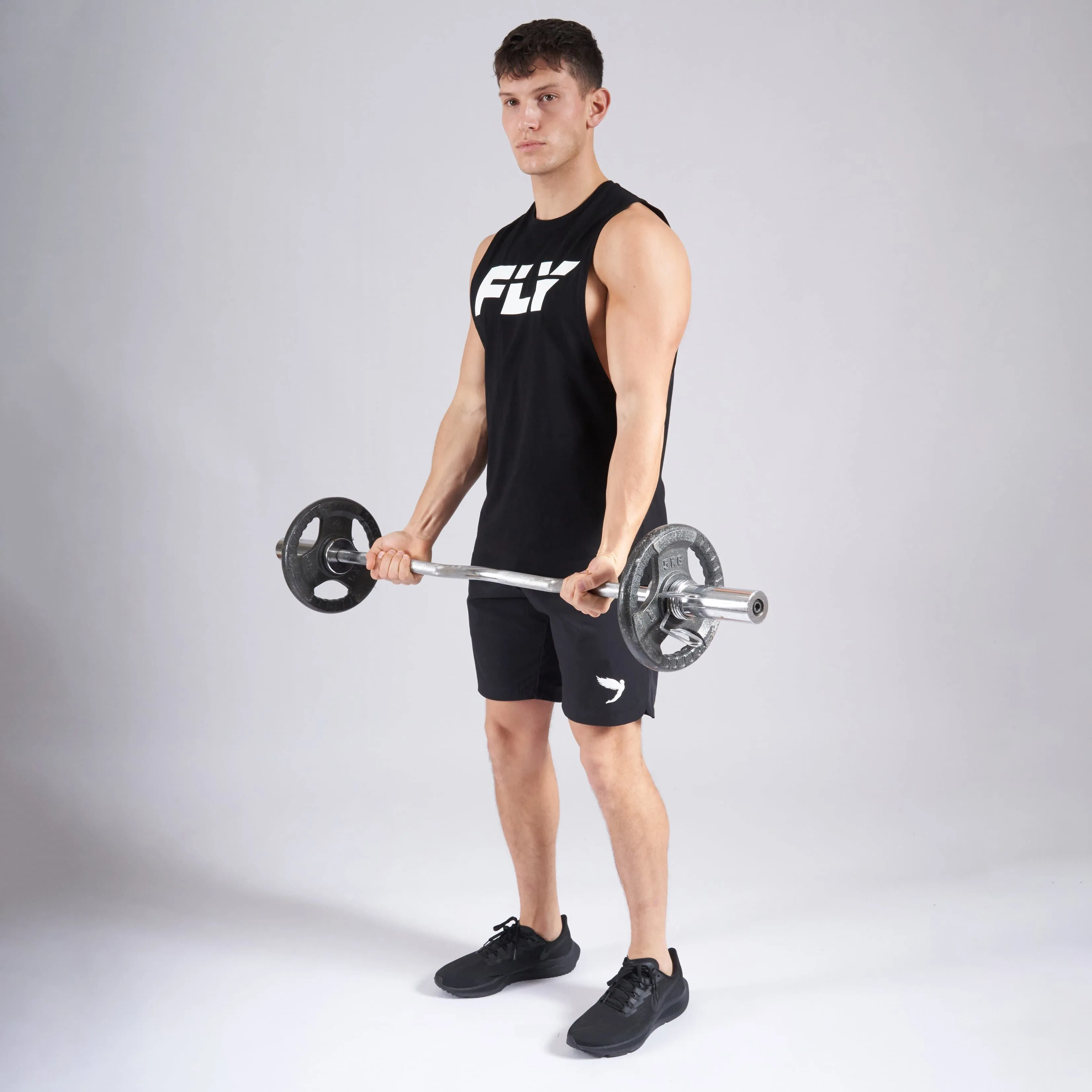 FLY BIG LOGO TANK - BLACK