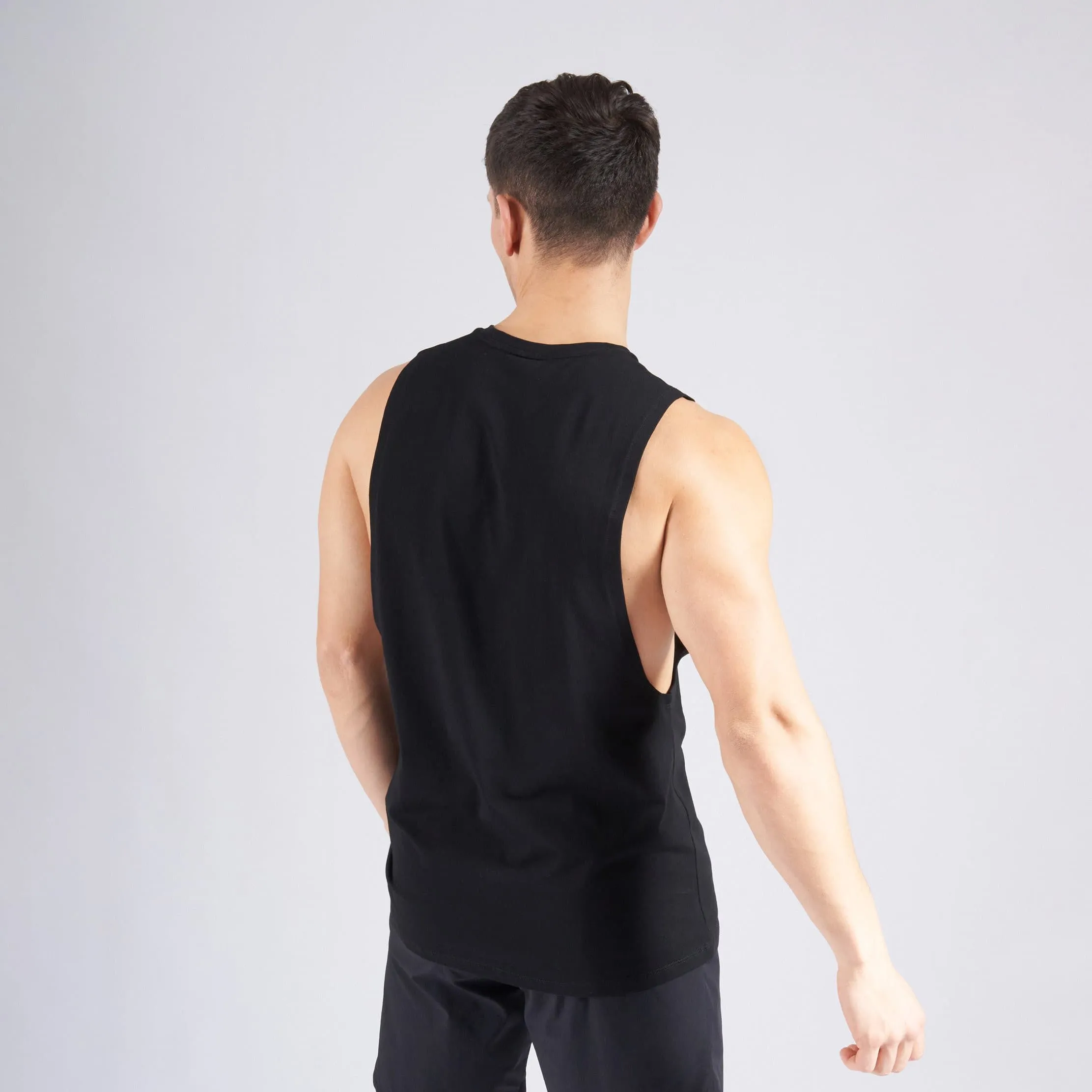 FLY BIG LOGO TANK - BLACK