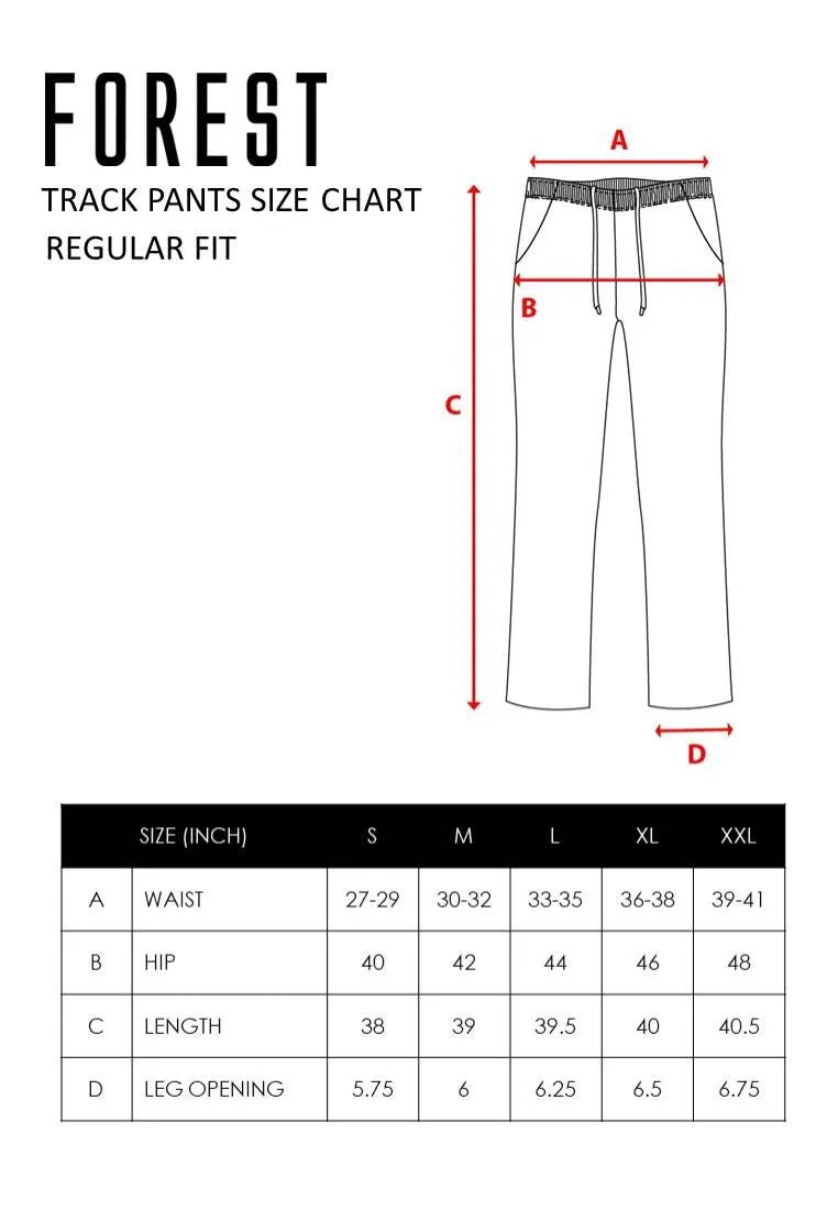 Forest Elastic Waist Trousers Casual Long Pants Men | Seluar Panjang Lelaki - 10788
