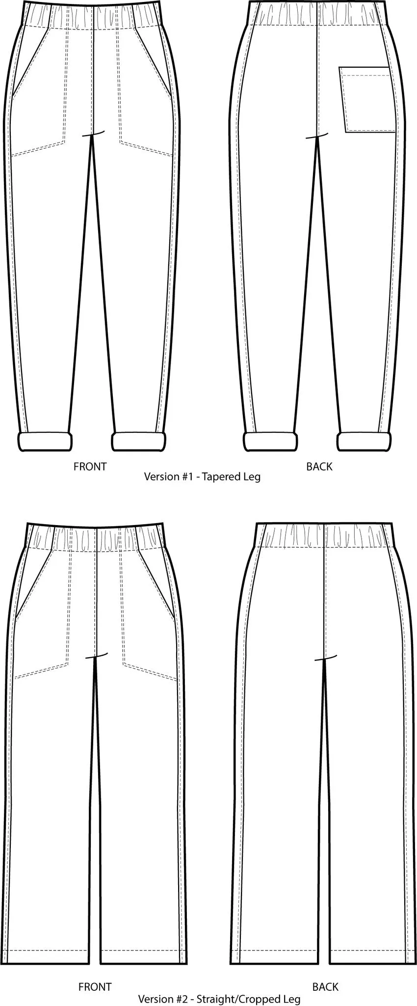 Free Range Slacks, 00-20 - Sew House Seven