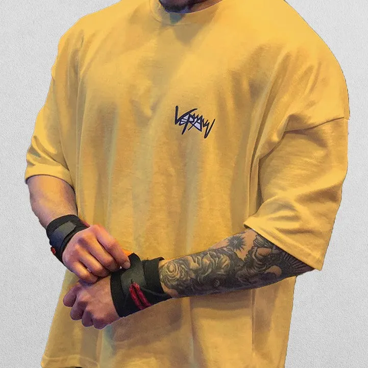 GPW Men's Oversized T-Shirt - Casual Gym Bodybuilding Top