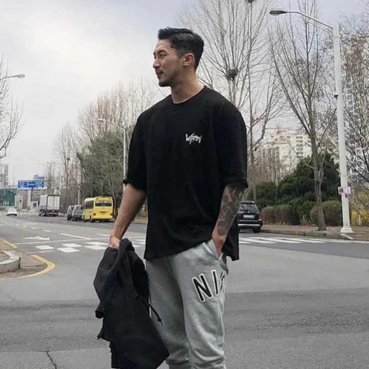GPW Men's Oversized T-Shirt - Casual Gym Bodybuilding Top