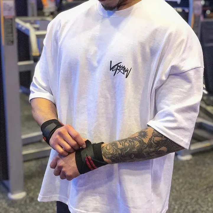 GPW Men's Oversized T-Shirt - Casual Gym Bodybuilding Top