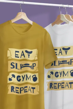Gym Routine Printed Oversized T-shirt for Men
