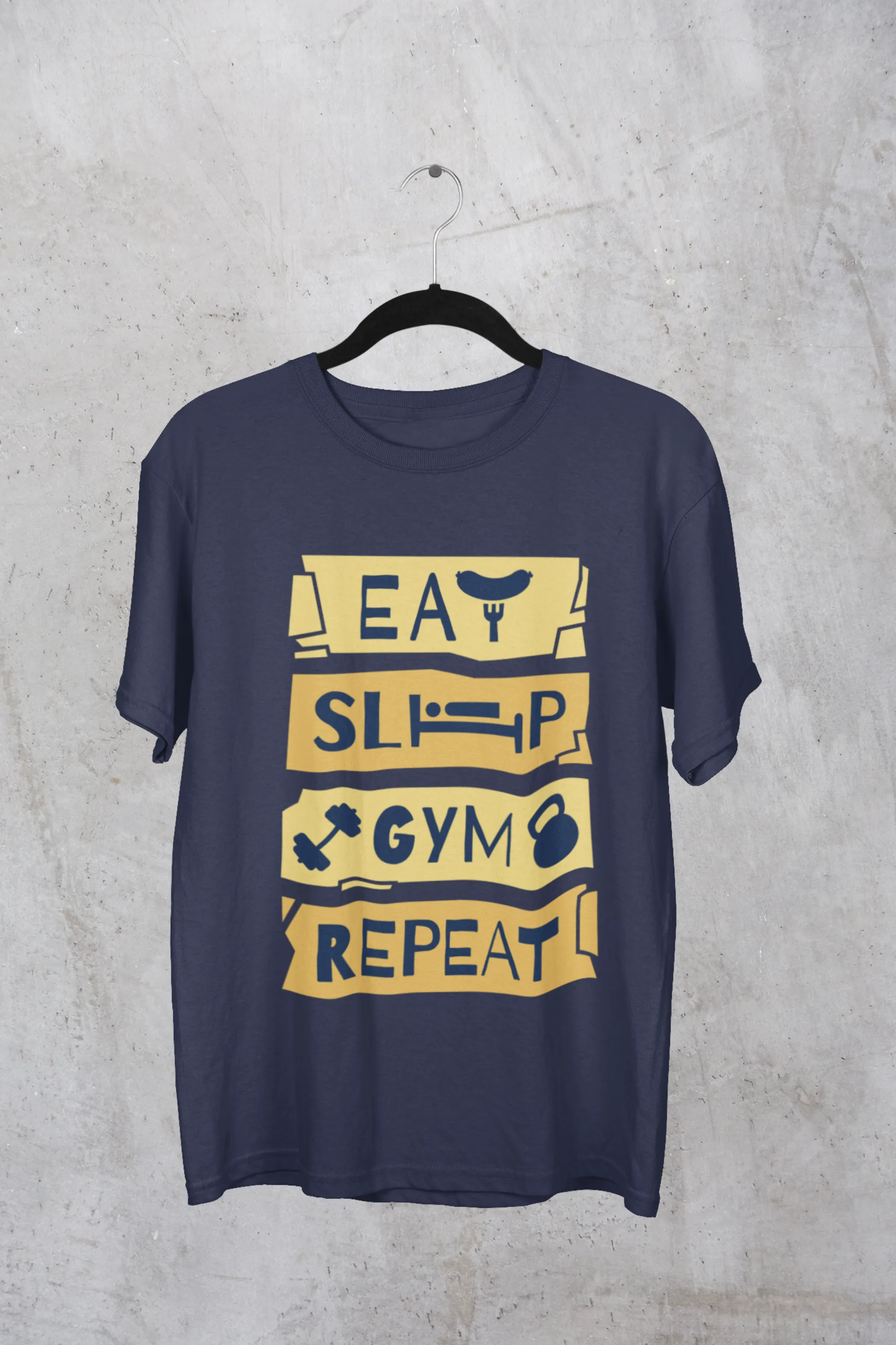 Gym Routine Printed Oversized T-shirt for Men