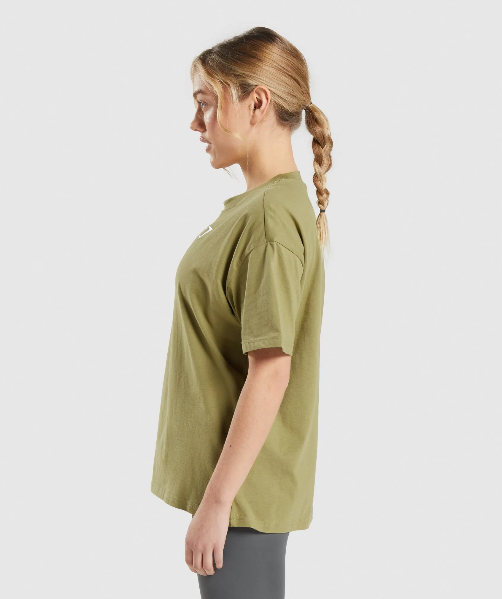 Gymshark Training Oversized T-Shirt - Griffin Green