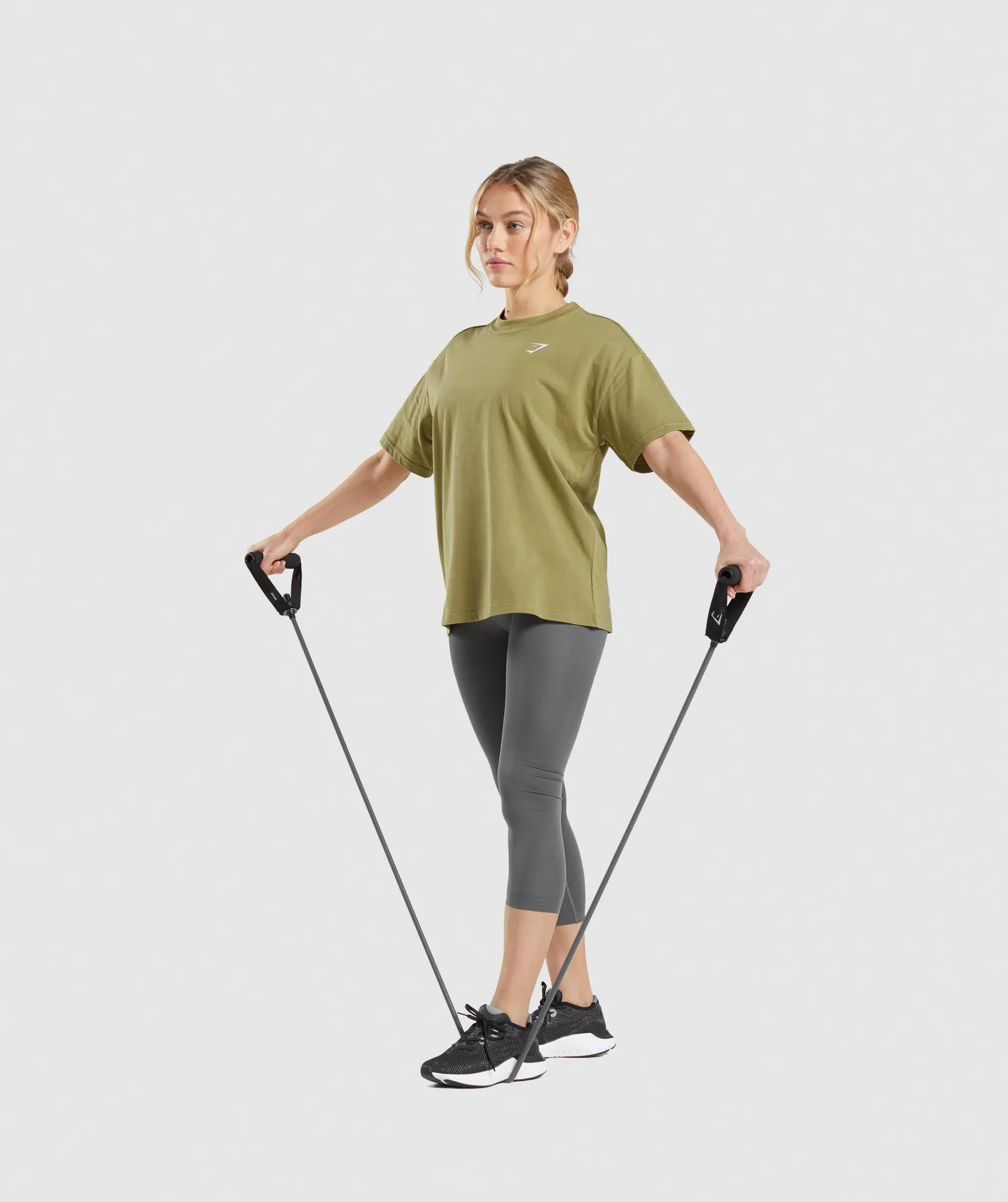 Gymshark Training Oversized T-Shirt - Griffin Green