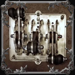 Industrial Laboratory Light Switch Cover - Triple Toggle