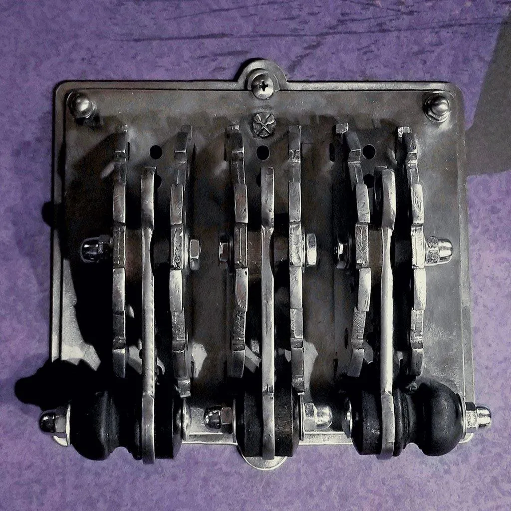 Industrial Laboratory Light Switch Cover - Triple Toggle