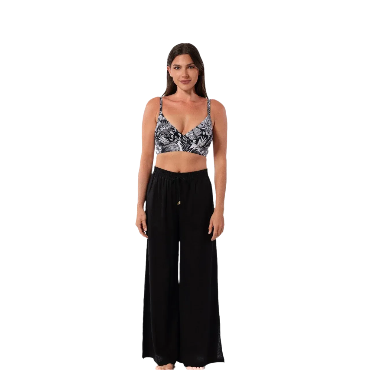 Jantzen Josephine Pull-On Lounge Pant Coverup - Black