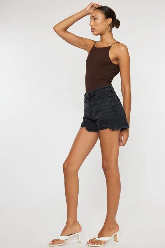 Katie High Rise Denim Shorts