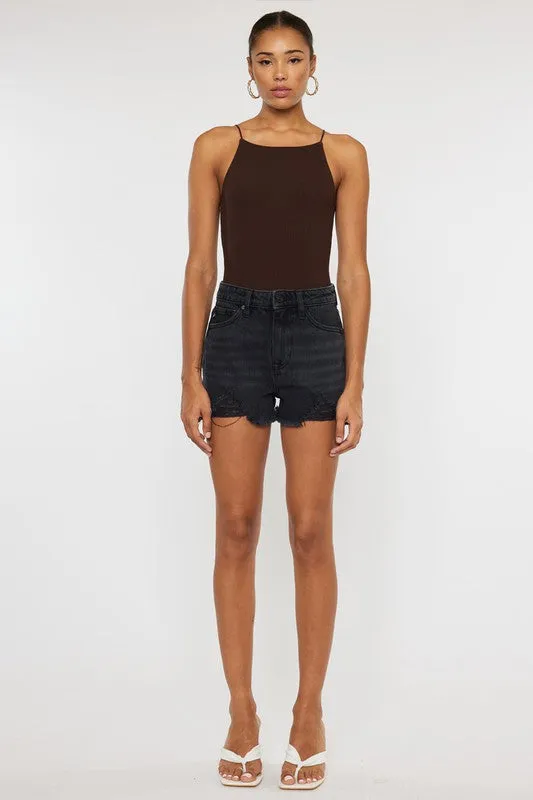 Katie High Rise Denim Shorts