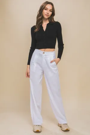 Linen Blend Pants