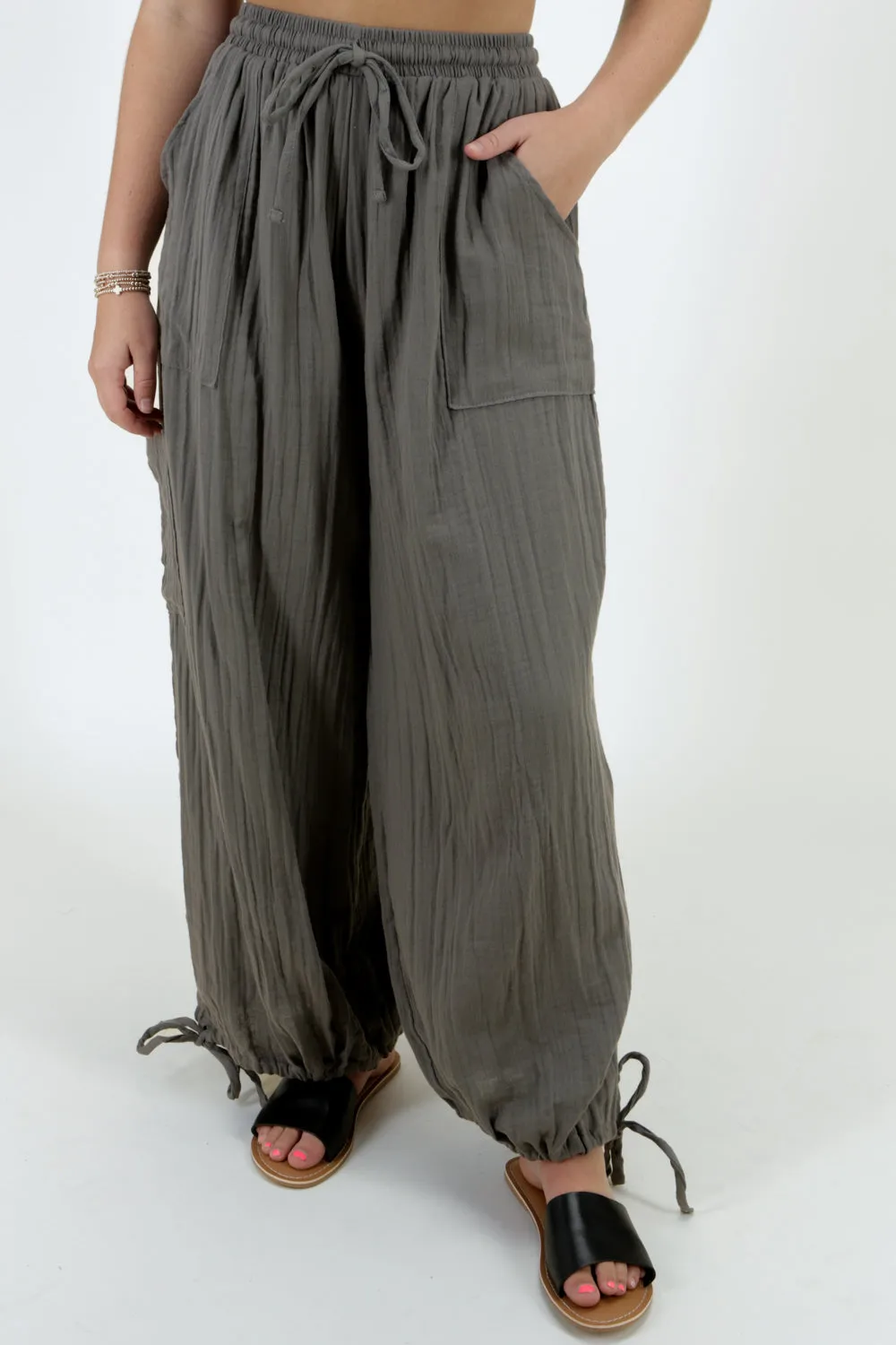 Lotus & Luna: Adventure Cargo Pants Collection - Granite