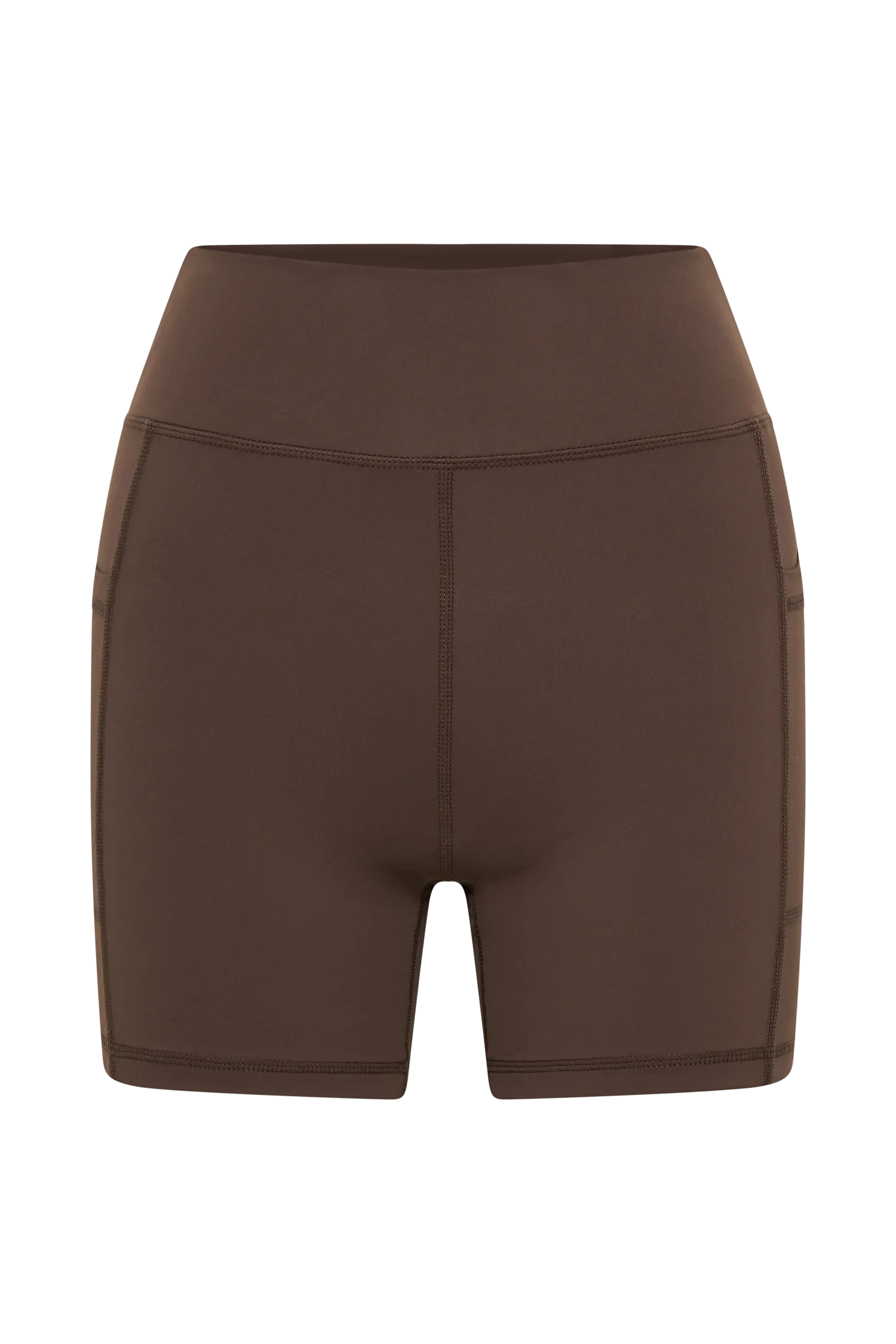 Martina Bike Shorts With Pocket - Dark Chocolate