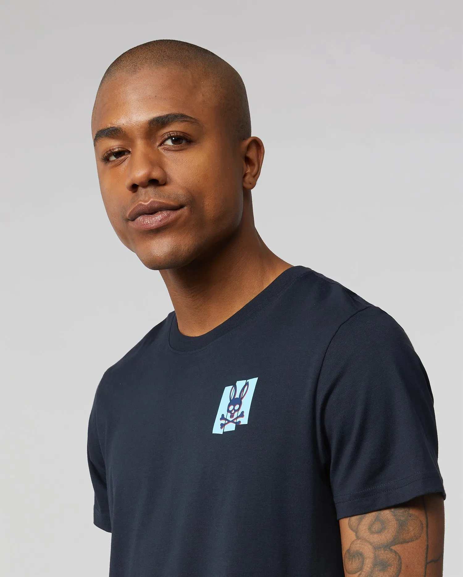MENS THAMES TWO SIDED GRAPHIC TEE - B6U410T1PC