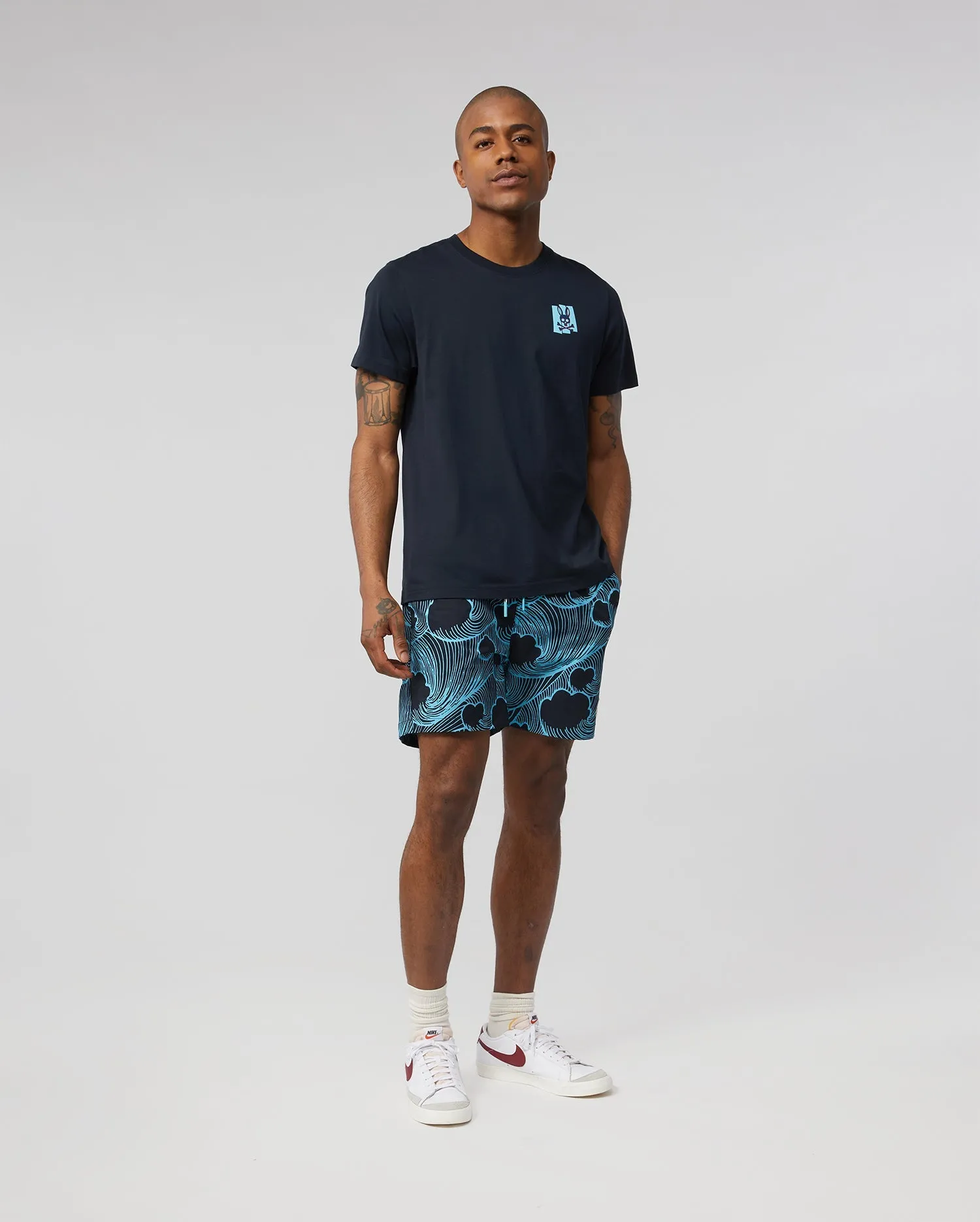 MENS THAMES TWO SIDED GRAPHIC TEE - B6U410T1PC