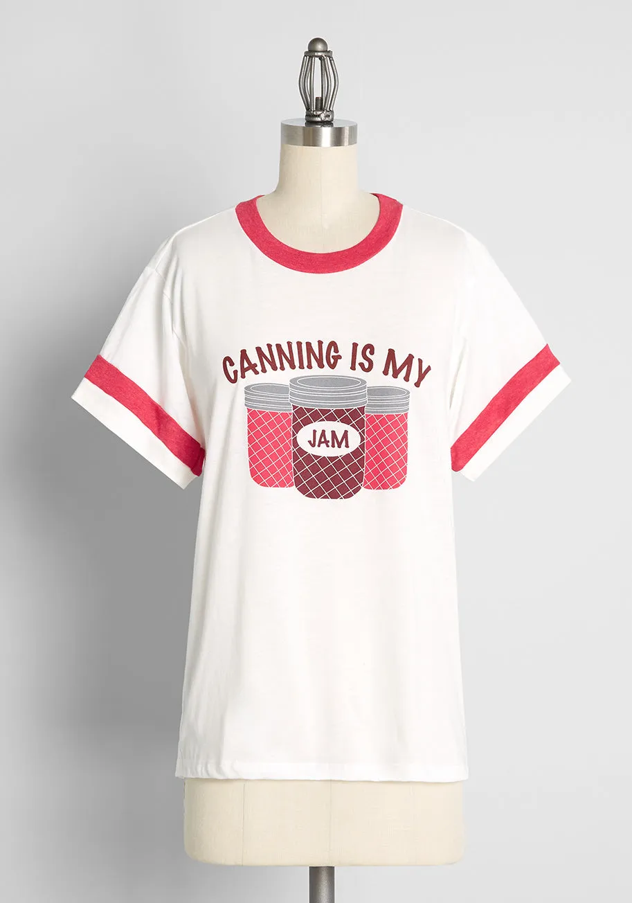 ModCloth x Camp Collection Canning Is My Jam Graphic Ringer Tee
