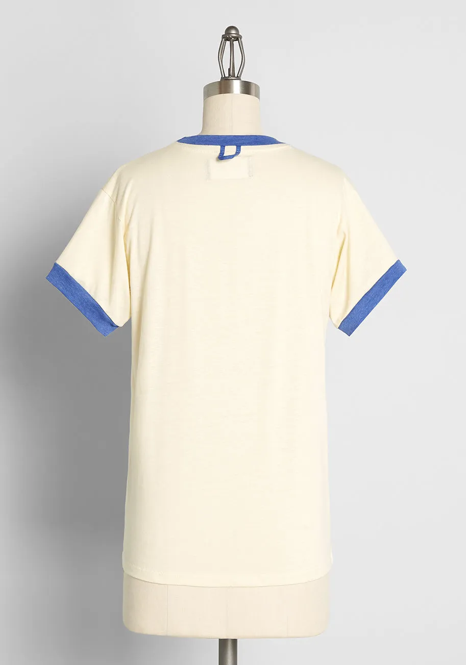ModCloth x CAMP Collection Shady Rainbow Graphic Ringer Tee