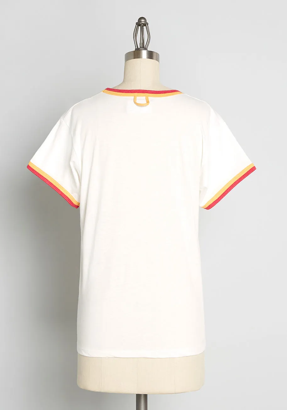 ModCloth x CAMP Collection Spaced Out Graphic Ringer Tee