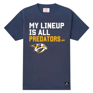 Nashville Predators My Lineup T-shirt