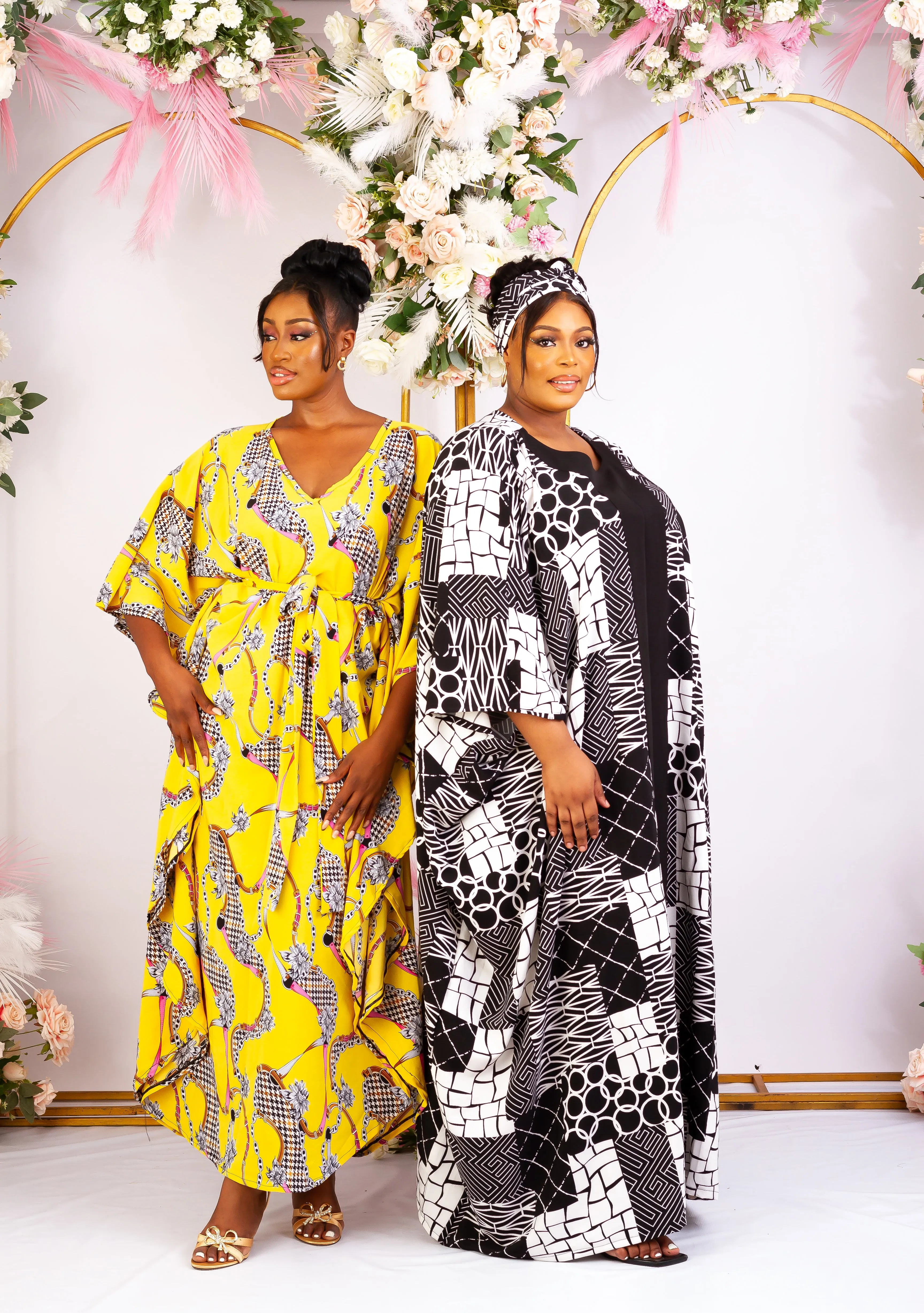 New in African Inspired Kaftan Boubou Bubu Maxi Dress - Katona