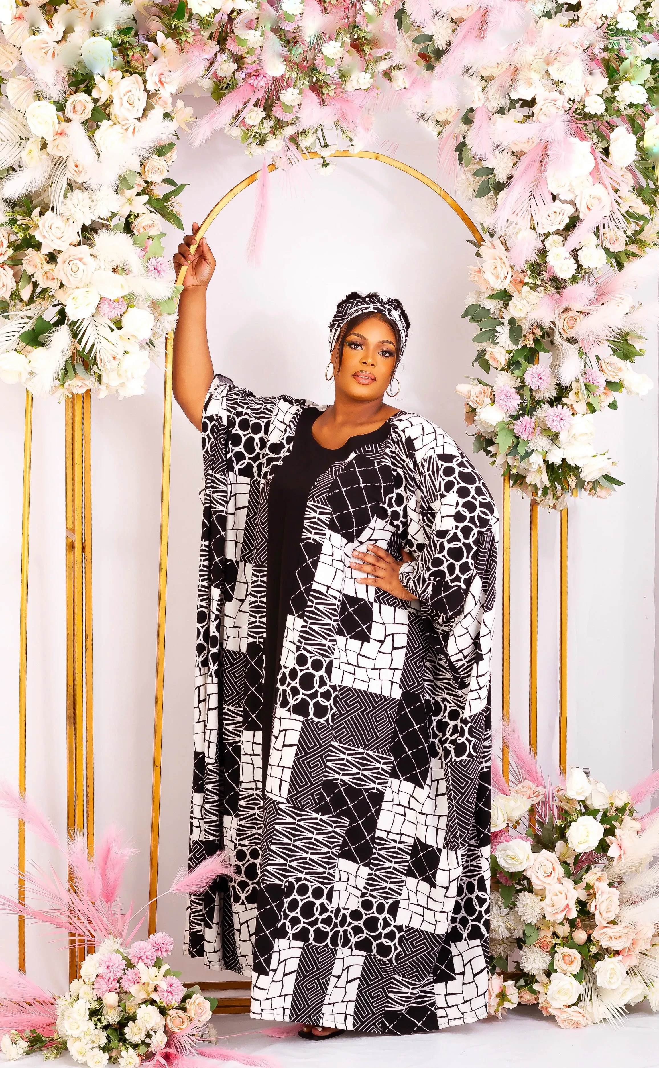 New in African Inspired Kaftan Boubou Bubu Maxi Dress - Katona