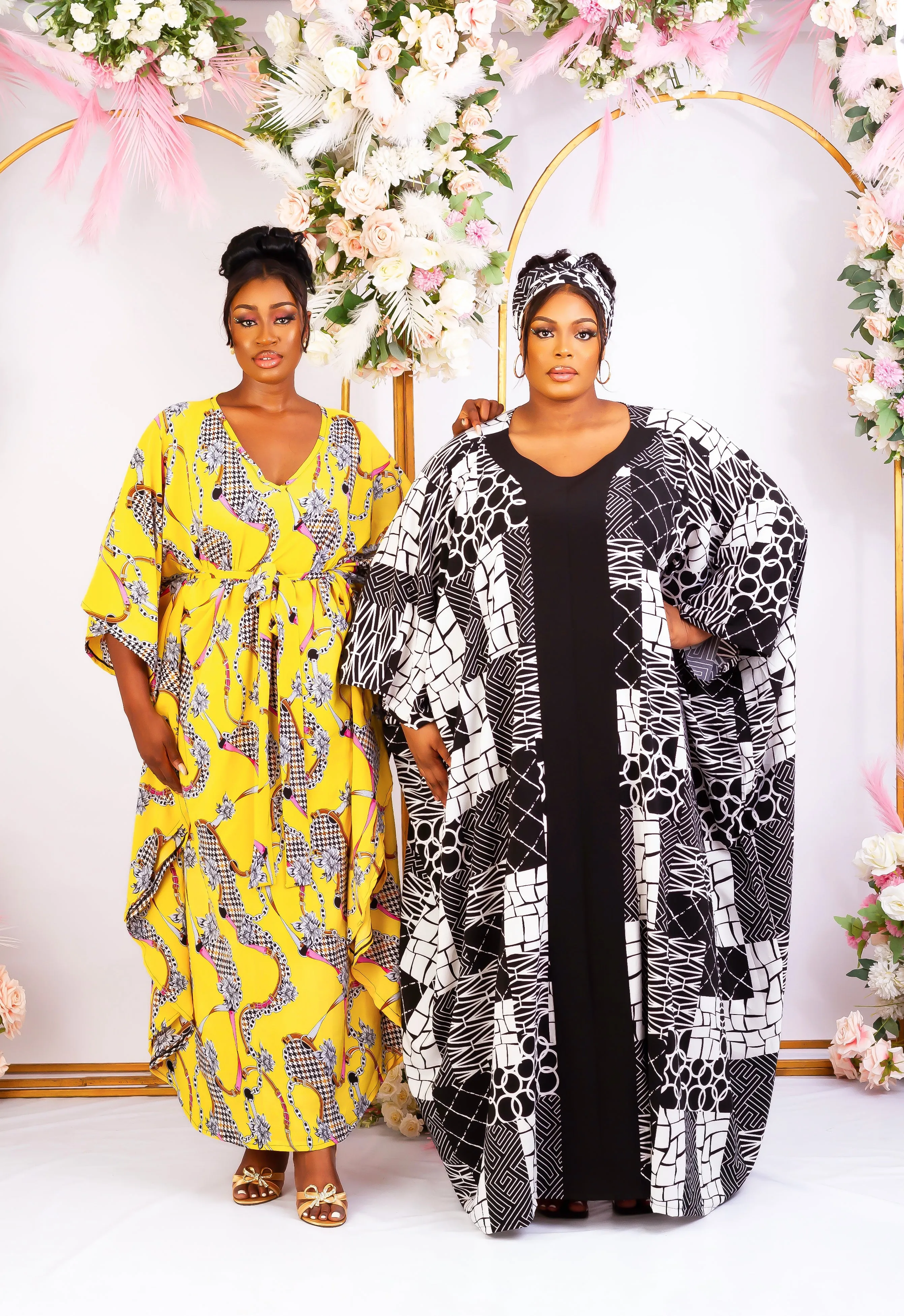 New in African Inspired Kaftan Boubou Bubu Maxi Dress - Katona