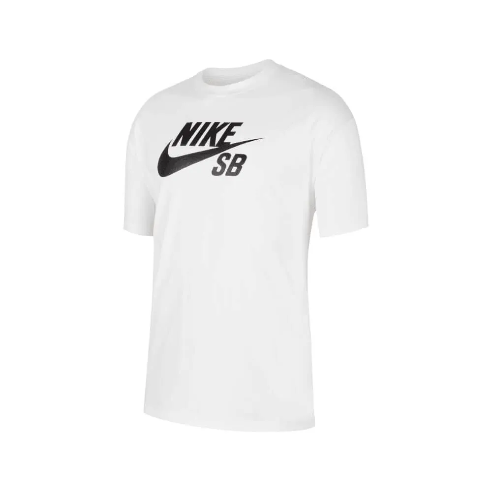 Nike SB Men's Logo Skate T-Shirt HBR White Black