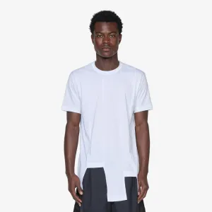 Oversized Asymmetric Hem T-Shirt White