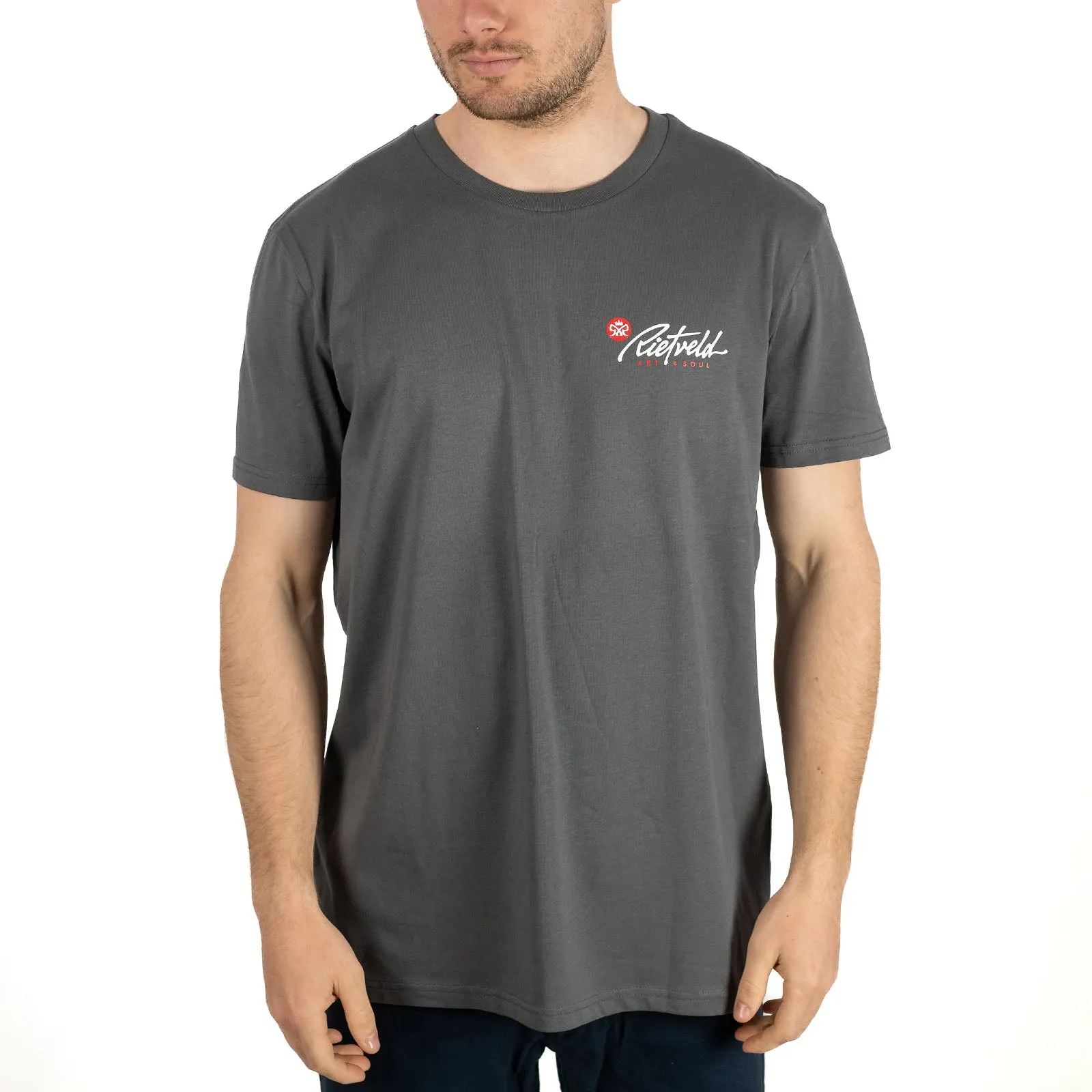 Rietveld Mens Surf Skull Classic Cotton Crew Neck T-Shirt