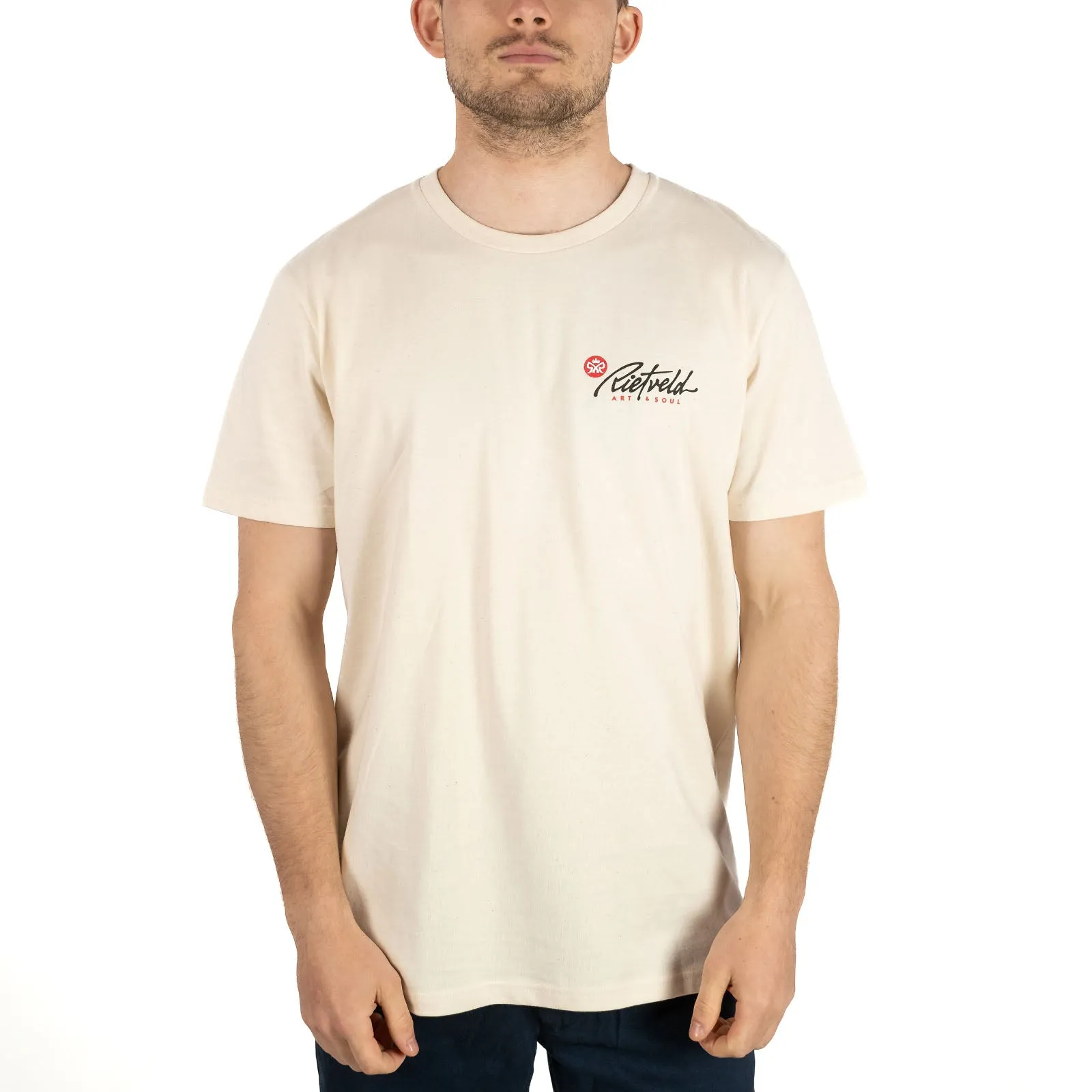 Rietveld Mens Surf Skull Classic Cotton Crew Neck T-Shirt