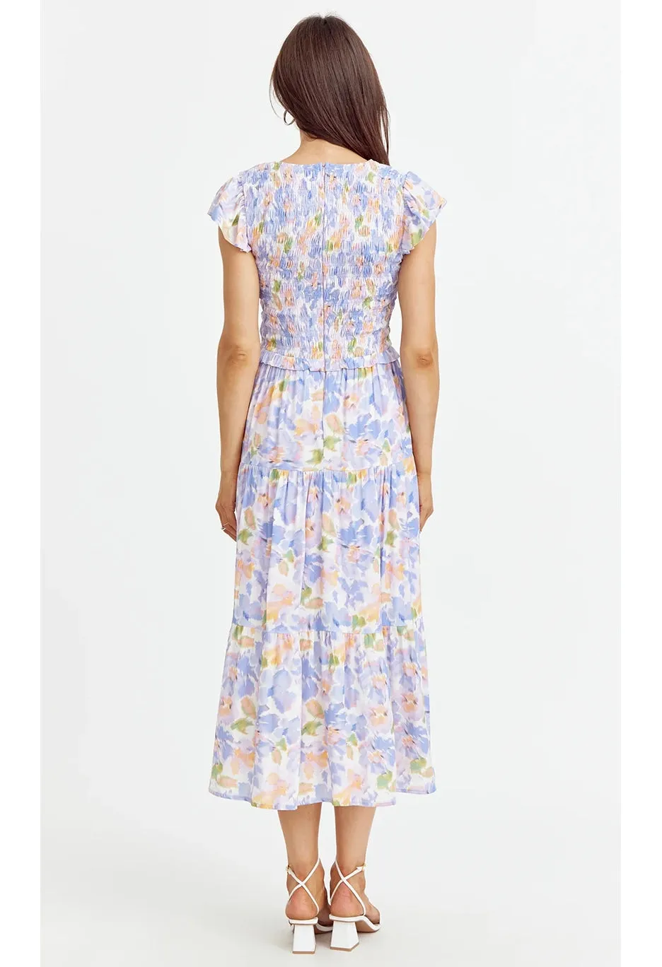 Sally Floral Smocked Maxi Dress