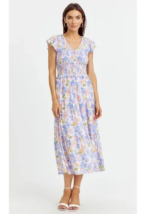 Sally Floral Smocked Maxi Dress