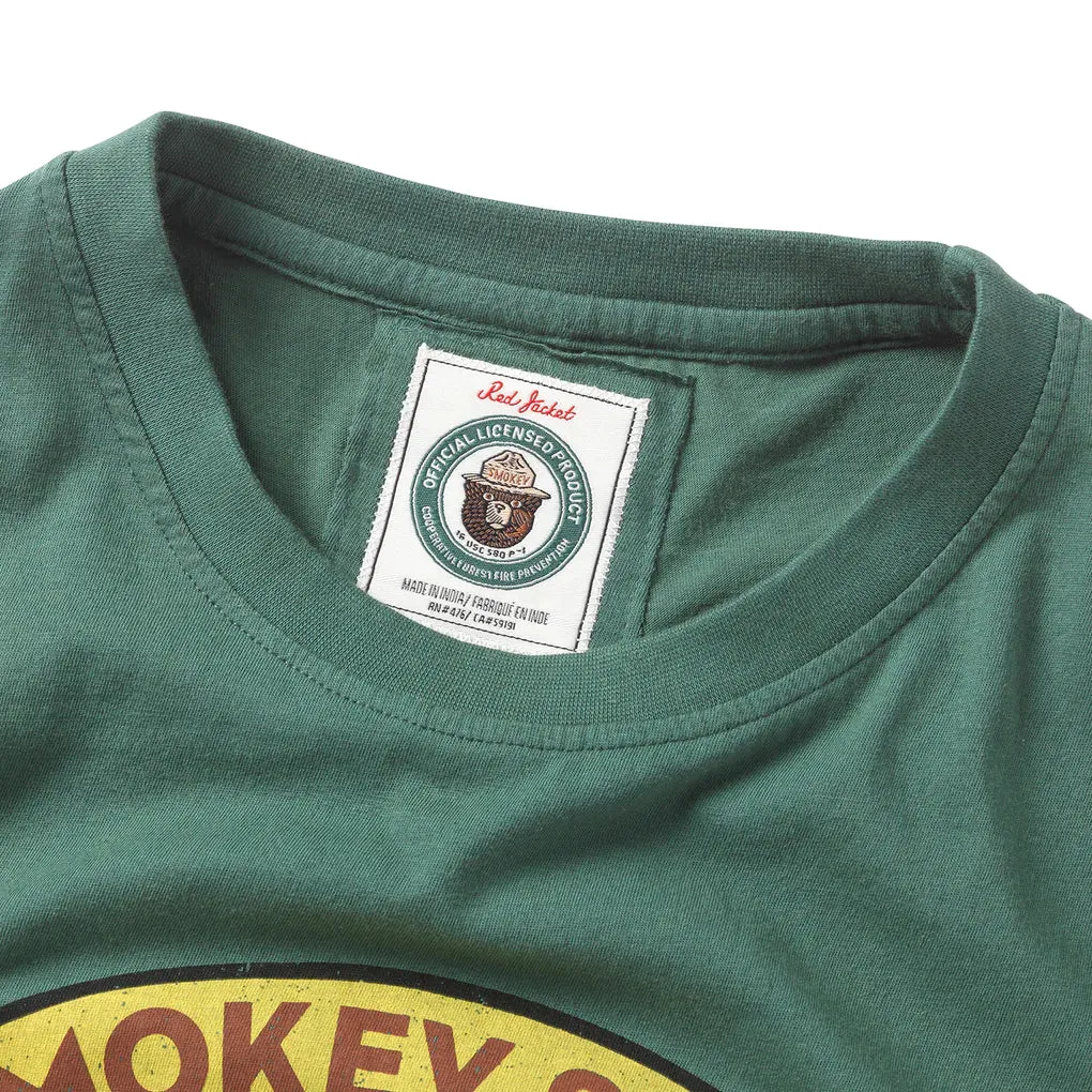 Smokey Bear Brass Tracks Green
