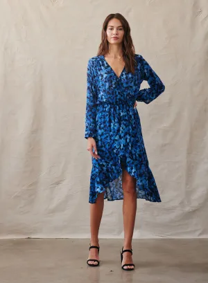 V Neck Midi Dress